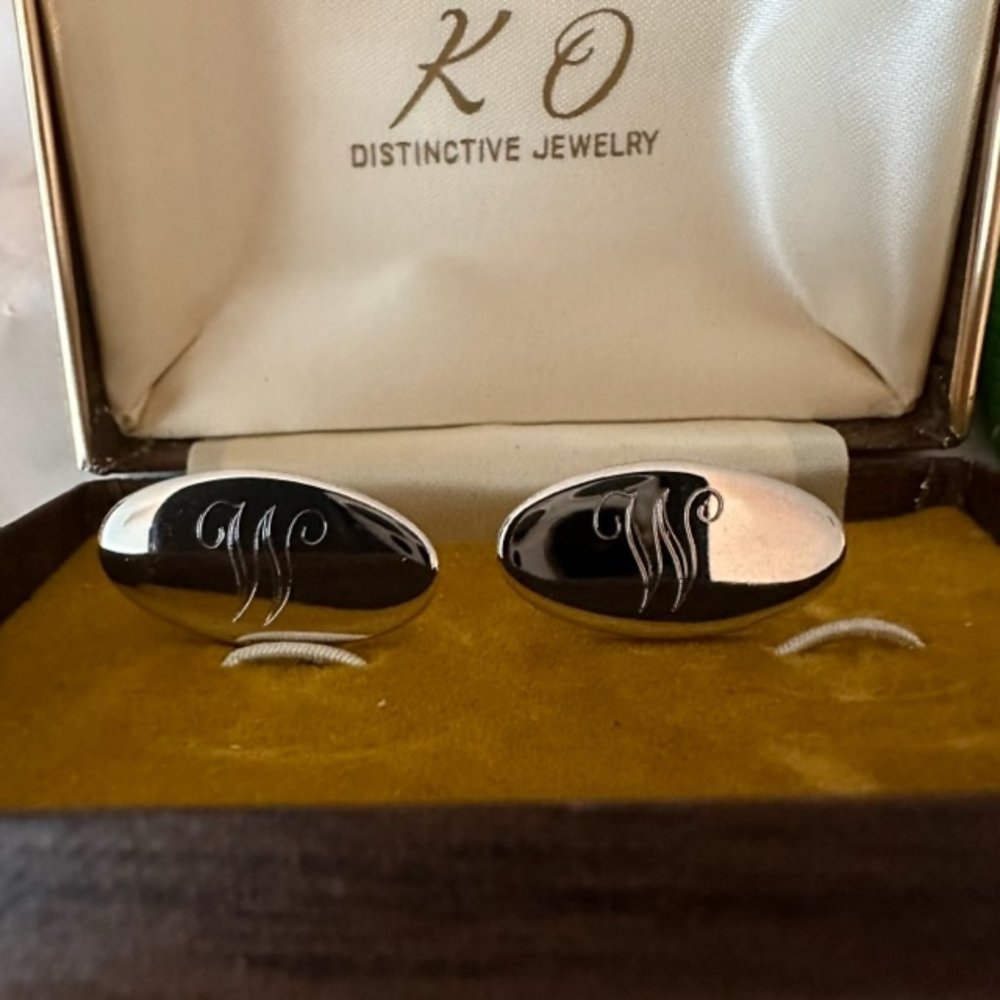 Engraved Cuff Links --W